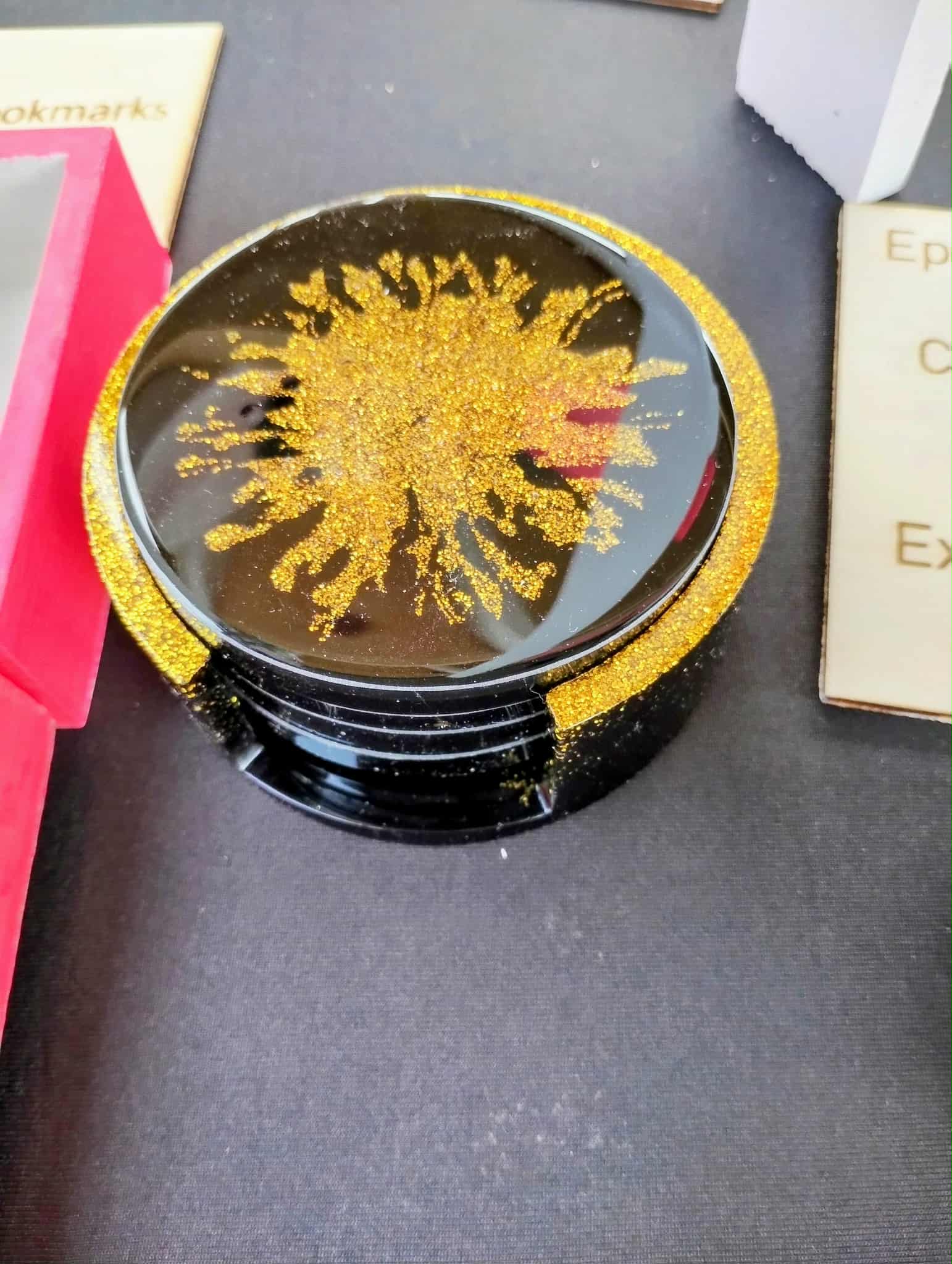 Round Resin Coaster Set